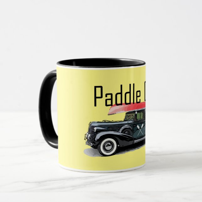 Paddel für klassische Fahrzeuggestaltung - Combo-T Tasse (Vorderseite Links)