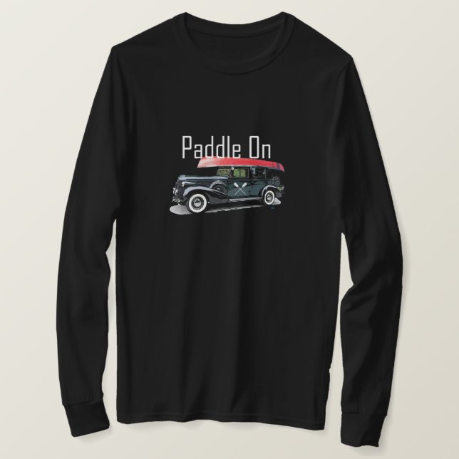 Paddel für klassische Fahrzeugkonstruktion - Grund T-Shirt (Design vorne)
