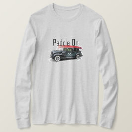 Paddel für klassische Fahrzeugkonstruktion - Grund T-Shirt