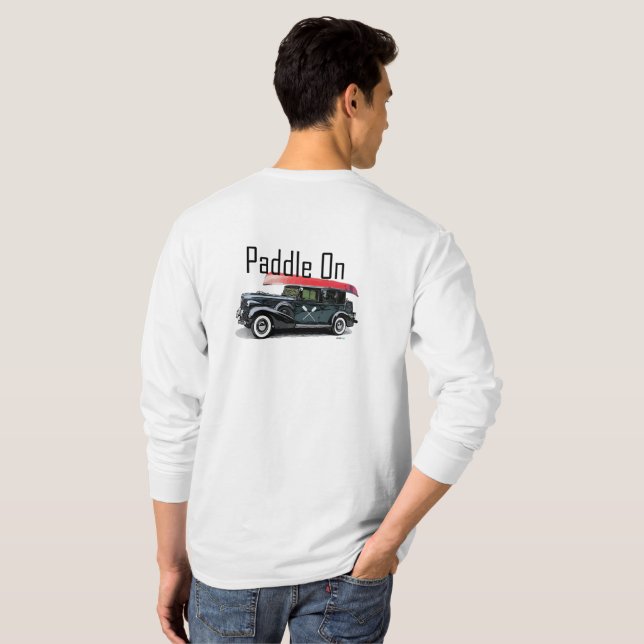 Paddel für klassische Fahrzeugkonstruktion - Grund T-Shirt (Schwarz voll)
