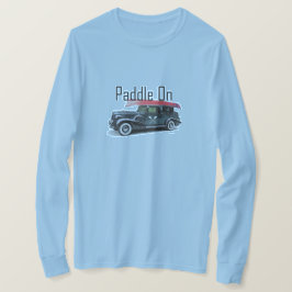 Paddel für klassische Fahrzeugkonstruktion - Grund T-Shirt