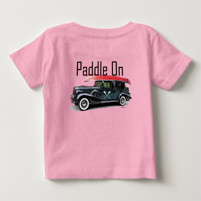Paddel für klassisches Autodesign - Baby Fine Jers Baby T-shirt (Rückseite)