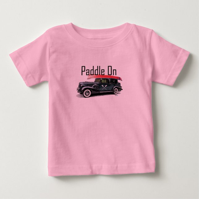 Paddel für klassisches Autodesign - Baby Fine Jers T-shirt (Vorderseite)