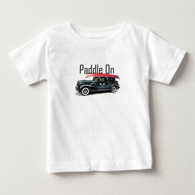 Paddel für klassisches Autodesign - Baby Fine Jers T-shirt (Vorderseite)