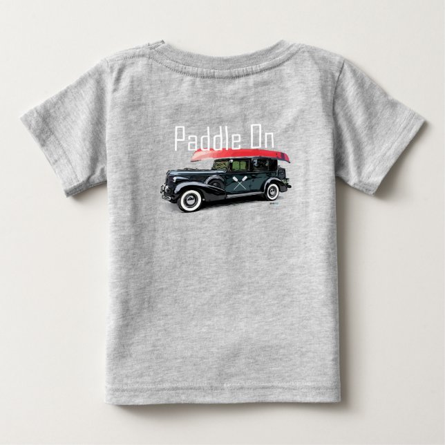 Paddel für klassisches Autodesign - Baby Fine Jers T-shirt (Rückseite)