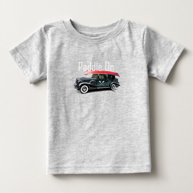 Paddel für klassisches Autodesign - Baby Fine Jers T-shirt (Vorderseite)