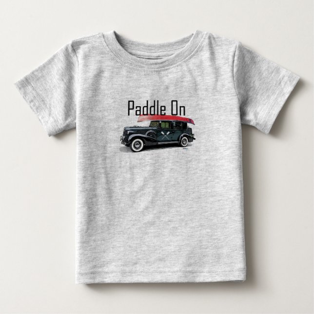Paddel für klassisches Autodesign - Baby Fine Jers T-shirt (Vorderseite)