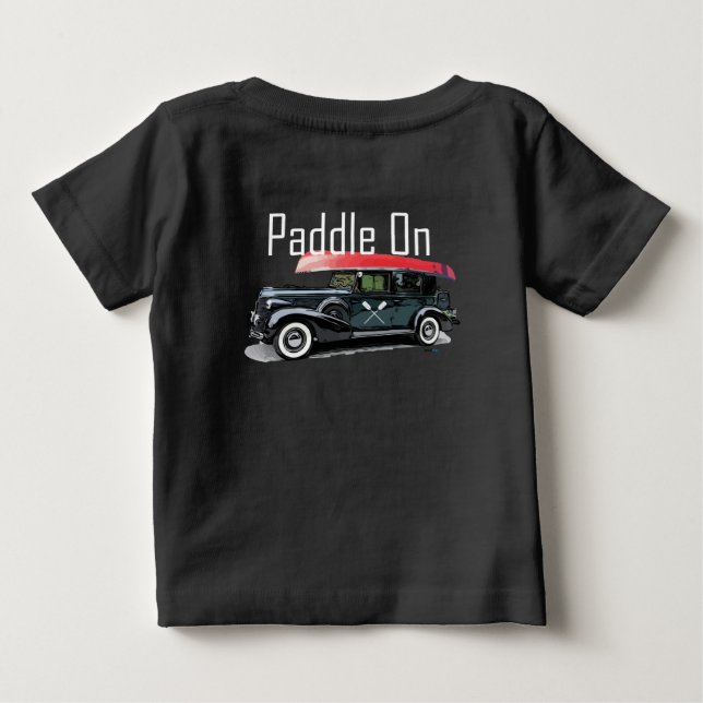 Paddel für klassisches Autodesign - Baby Fine Jers T-shirt (Rückseite)