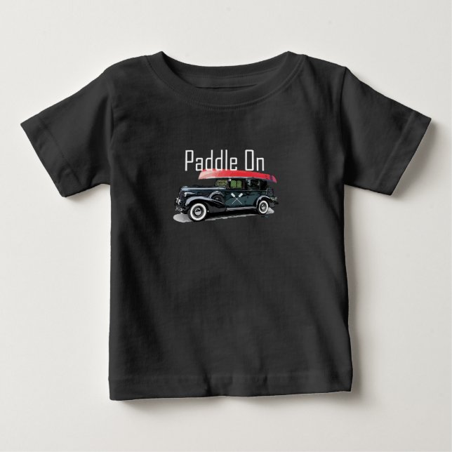 Paddel für klassisches Autodesign - Baby Fine Jers T-shirt (Vorderseite)