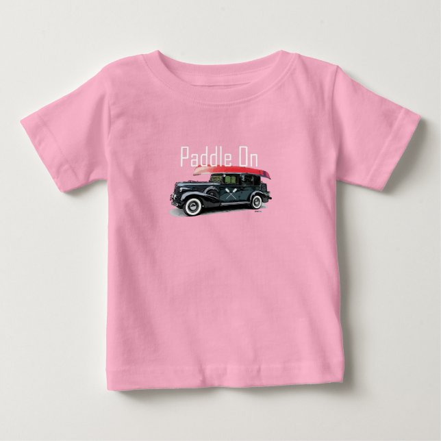 Paddel für klassisches Autodesign - Baby Fine Jers T-shirt (Vorderseite)