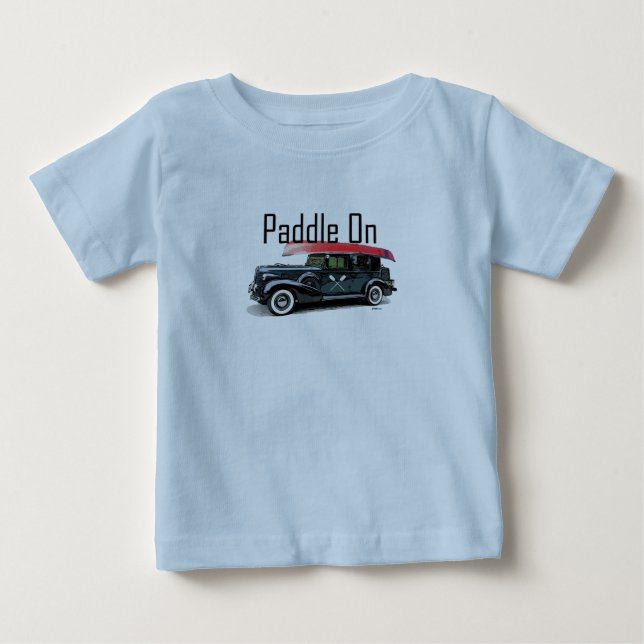 Paddel für klassisches Autodesign - Baby Fine Jers T-shirt (Vorderseite)