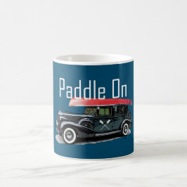 Paddel für klassisches Fahrzeugdesign - klassische Kaffeetasse