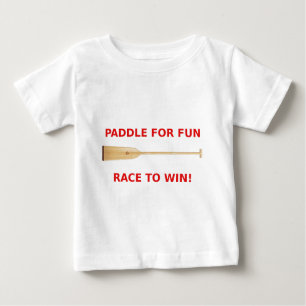 Paddel für Spaß, Rennen, zum des Baby T-shirt
