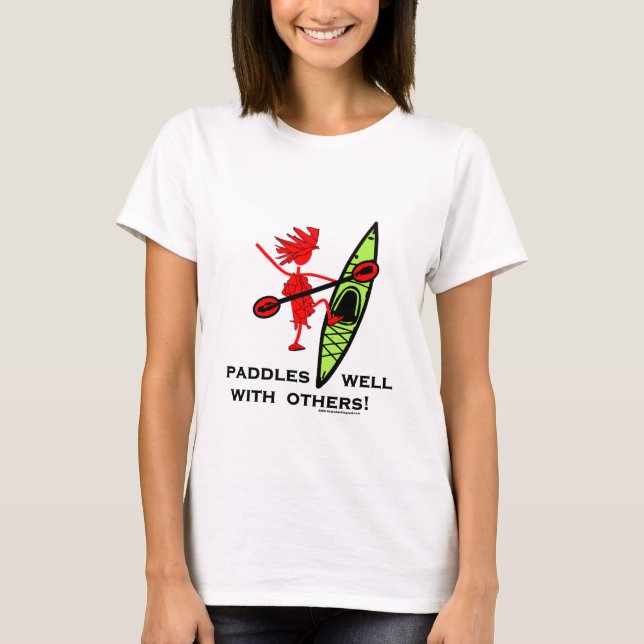 Paddel gut mit anderem T-Shirt (Vorderseite)