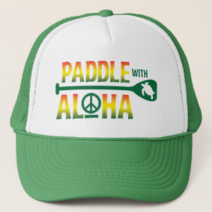Paddel mit Aloha Reggae Trucker Hat Truckerkappe