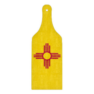 Paddel mit der Flagge New Mexico Schneidebrett