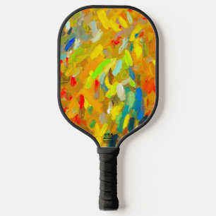 Paddel mit gelbem Finger Pickleball Schläger