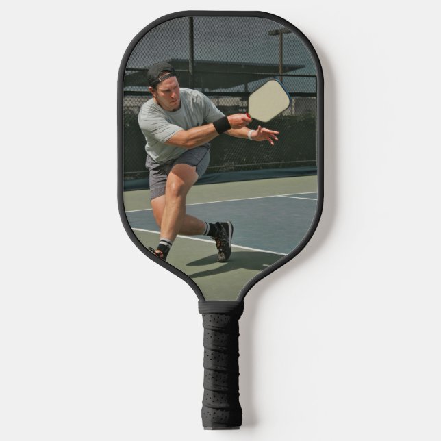 Paddel mit Monogramm für das benutzerdefinierte Fo Pickleball Schläger (Vorderseite)