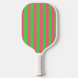 Paddel mit rosa und grünem Pickleball Schläger