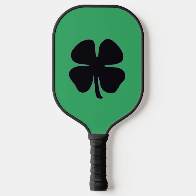 Paddel mit schwarzer Klee Pickleball Schläger (Vorderseite)