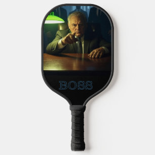 Paddel mit Text Pickleball Schläger