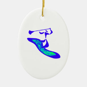 Paddel oben keramik ornament