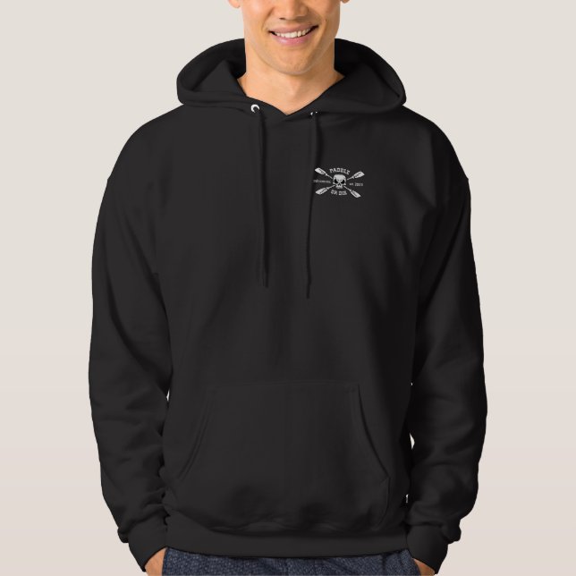 Paddel oder Die Zippered Hoodie!! Hoodie (Vorderseite)