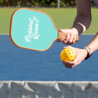 Paddel "Pickleball Queen" aquamarin - Persönlich g Pickleball Schläger