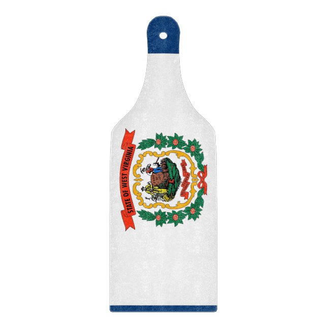 Paddel West Virginia Schneidebrett (Vorderseite)