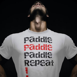 Paddel... Wiederholung - Entwurf der Steppplatine T-Shirt