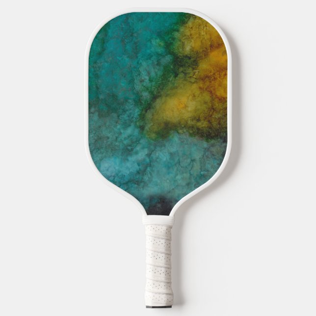 Paddelbrecher Burst der Farben Pickleball Schläger (Vorderseite)