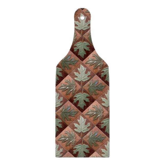 Paddelförmige Ahorn-Blätter Schneidebrett (Vorderseite)