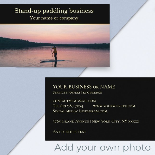 Paddellehrer SUP Visitenkarte (Von Creator hochgeladen)