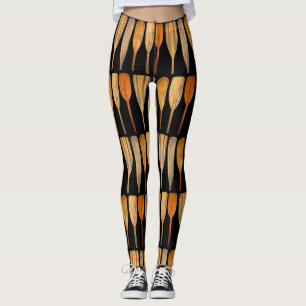 Paddeln aus Holz, individuell einstellbare Hinterg Leggings