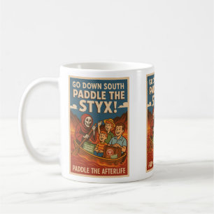 Paddeln der Styx - Mit Charon nach Süden fahren Kaffeetasse