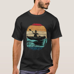 Paddeln Kayaker Outdoor Sport Bootspur Kanufahrt R T-Shirt