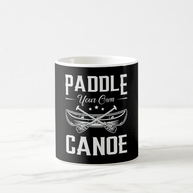 Paddeln Sie Ihr eigenes Kanuboot Fluss Funny Kaffeetasse (Mittel)