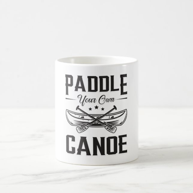 Paddeln Sie Ihr eigenes Kanuboot Sailor River Kaffeetasse (Mittel)