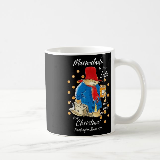 Paddington Bear Xmas Marmalade For Life Cute Merry Kaffeetasse (Rechts)