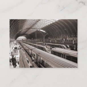Paddington Station, London. MiniFoto Visitenkarte