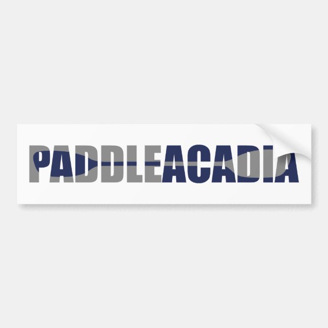 Paddle Acadia Nationalpark Kayaking Maine Autoaufkleber (Vorne)