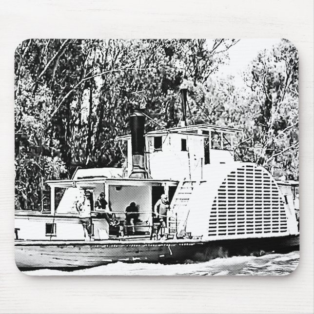 Paddle Boat on Murray River Victoria Mousepad (Vorne)