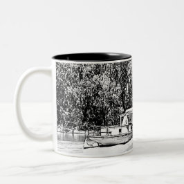 Paddle Boat on Murray River Victoria Zweifarbige Tasse