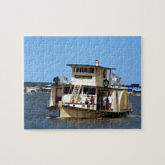 Paddle-Dampfer, Goolwa, Australien Puzzle (Horizontal)