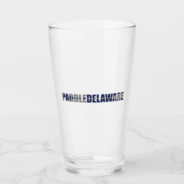 Paddle Delaware Kayaking Glas (Vorderseite)
