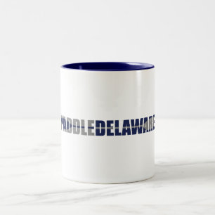 Paddle Delaware Kayaking Zweifarbige Tasse