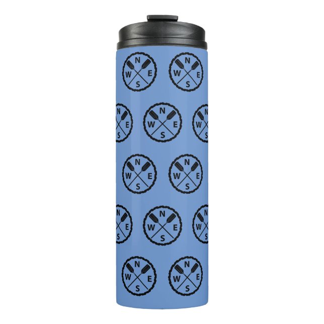 Paddle Explorer Design - Thermal Tumbler Thermosbecher (Vorderseite)