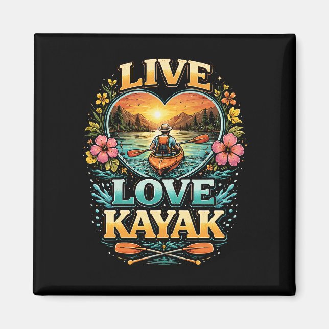 Paddle Into the Sunset Magnet (Vorne)