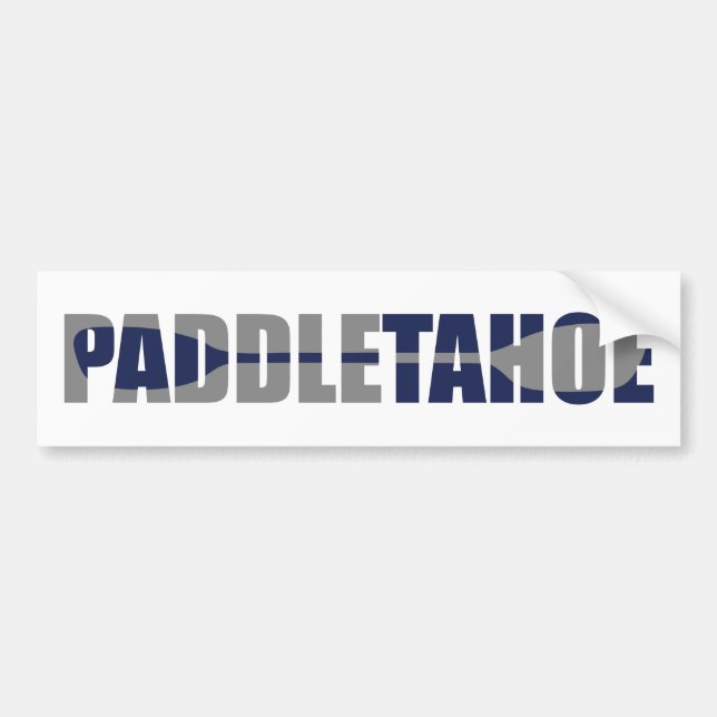 Paddle Lake Tahoe Kayaking Autoaufkleber (Vorne)