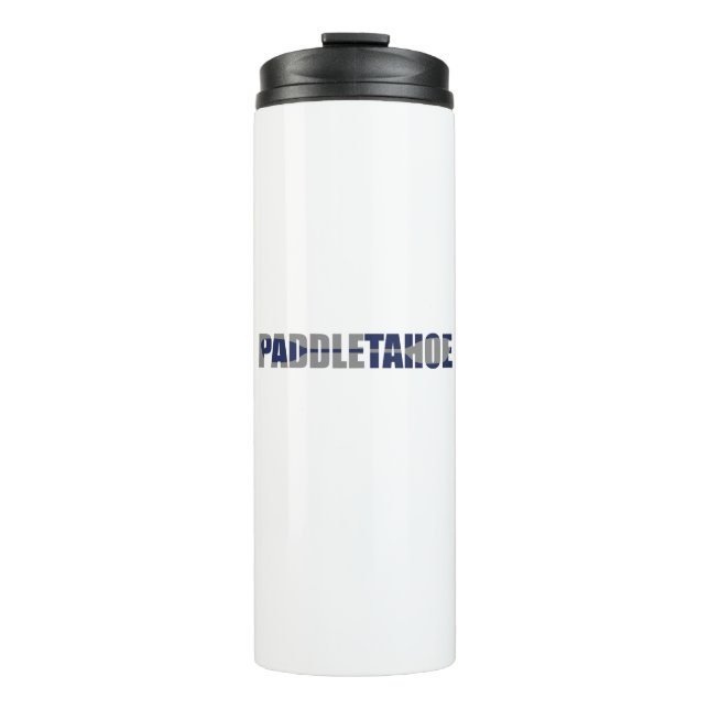 Paddle Lake Tahoe Kayaking Thermosbecher (Vorderseite)